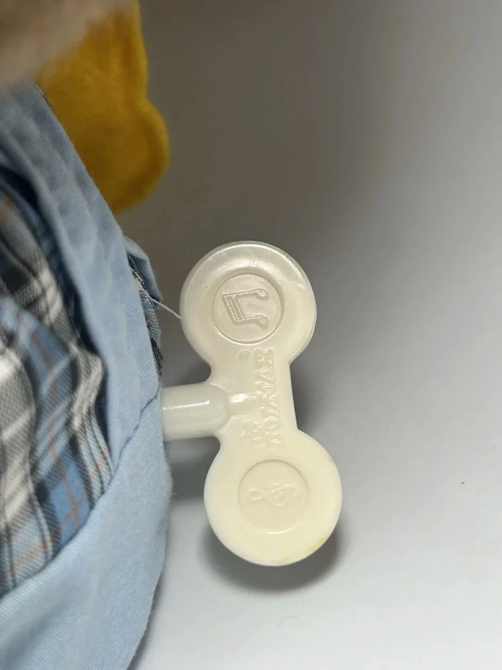 Vtg Dolmax Wind-up Moving head Musical Doll Baseball Player